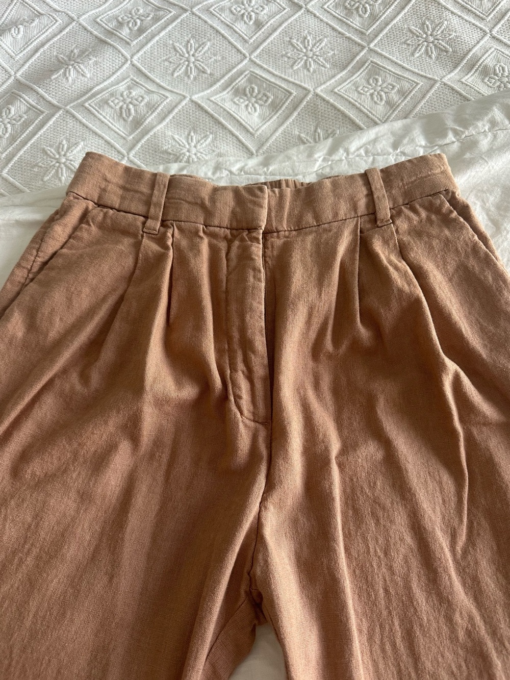Abercrombie & Fitch Linen Blend Trousers